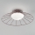 SIRU - Plafón SUNRISE 1xGX53/10W/230V marrón/blanco Vidrio veneciano