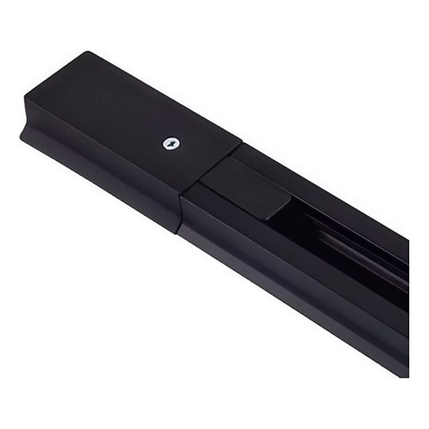 Sistema de riel monofásico 1 m negro