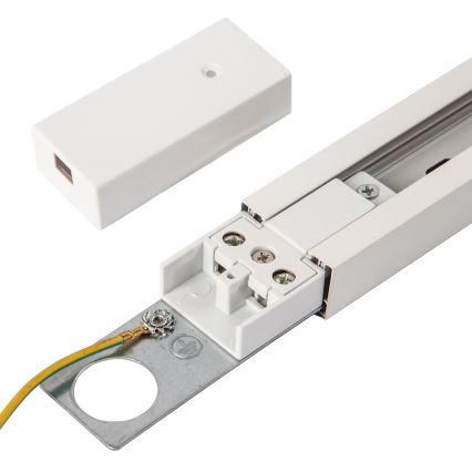 Sistema de rieles monofásico TRACK 1 m blanco