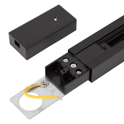 Sistema de rieles monofásico TRACK 1 m negro