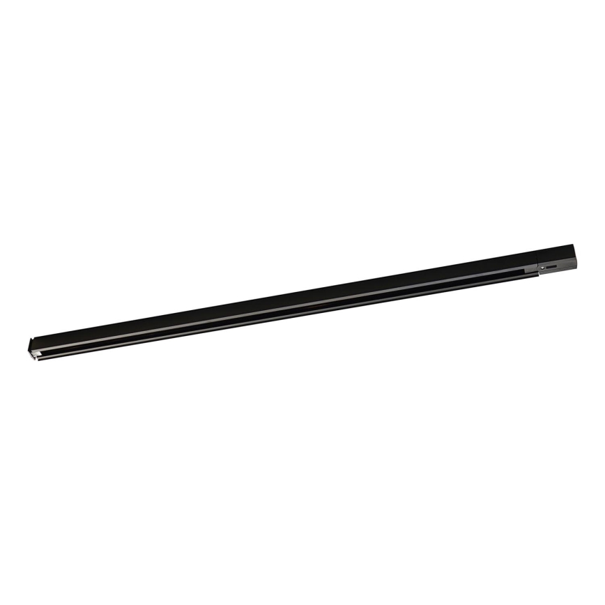 Sistema de rieles trifásico TRACER 1 m negro