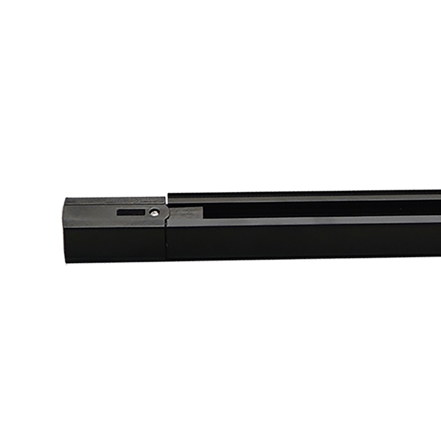 Sistema de rieles trifásico TRACER 1 m negro