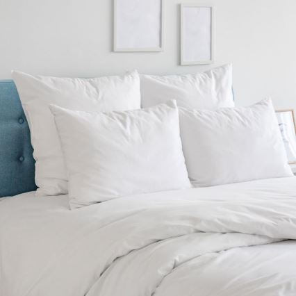 SkinPro Silver - Funda antibacteriana para almohada 40x60 cm blanca