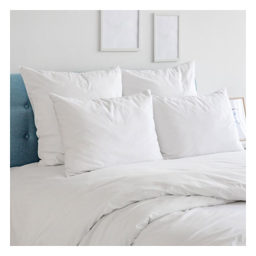 SkinPro Silver - Funda antibacteriana para almohada 40x60 cm blanca
