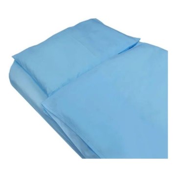SkinPro Silver - Funda antibacteriana para edredón 100x135 cm azul