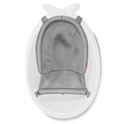Skip Hop - Bañera para bebé con alfombrilla ergonómica MOBY 3 blanco