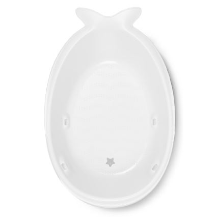 Skip Hop - Bañera para bebé con alfombrilla ergonómica MOBY 3 blanco