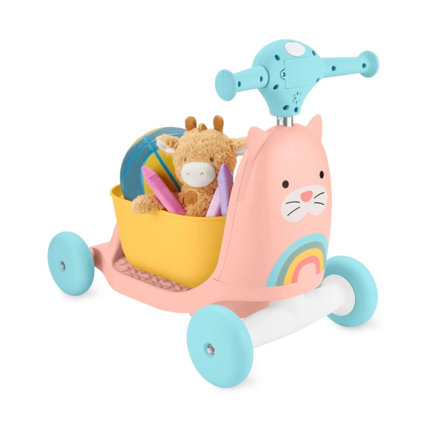 Skip Hop - Bicicleta de empuje 3en1 ZOO gato 3xAAA