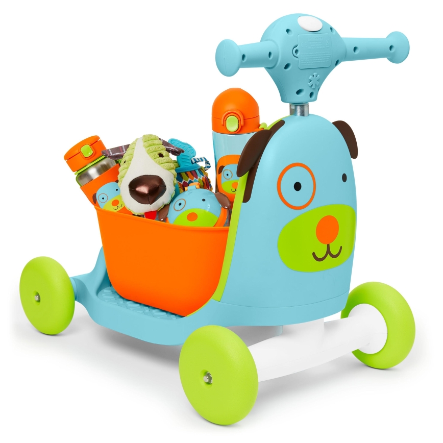 Skip Hop - Bicicleta de empuje 3en1 ZOO perro 3xAAA