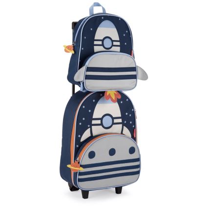 Skip Hop - Maleta de viaje para niños SPARK STYLE cohete espacial
