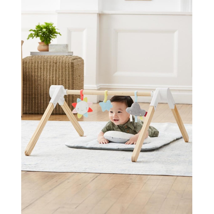 Skip Hop - Manta de juego para bebé con trapecio de madera LINING CLOUD