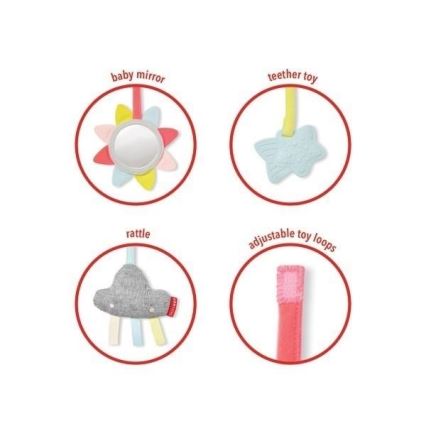 Skip Hop - Manta de juego para bebé con trapecio de madera LINING CLOUD