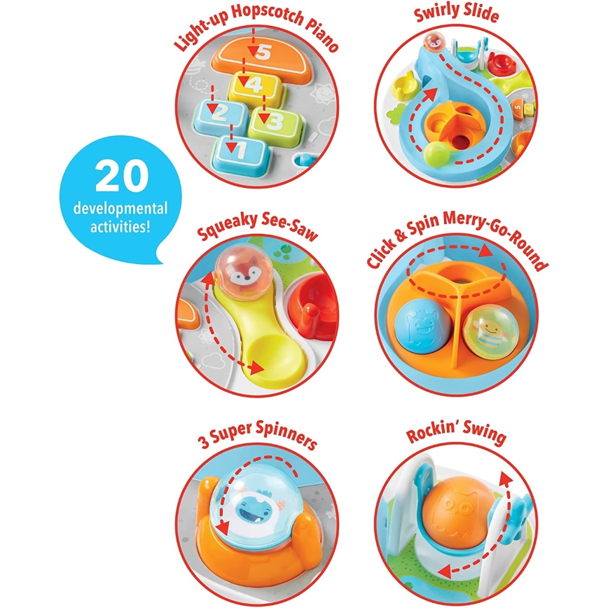 Skip Hop - Mesa de actividades para niños EXPLORE&MORE 3xAA