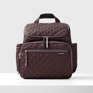 Skip Hop - Mochila de pañales para Bebé para cochecito FORMA Chocolate