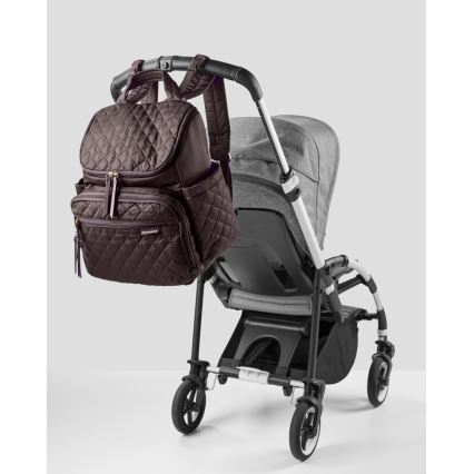 Skip Hop - Mochila de pañales para Bebé para cochecito FORMA Chocolate