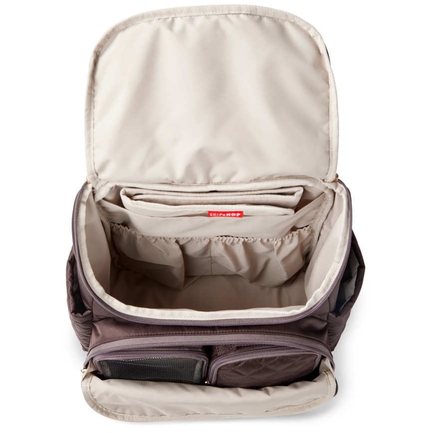 Skip Hop - Mochila de pañales para Bebé para cochecito FORMA Chocolate