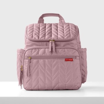 Skip Hop - Mochila de pañales para Bebé para cochecito FORMA Muave Mist