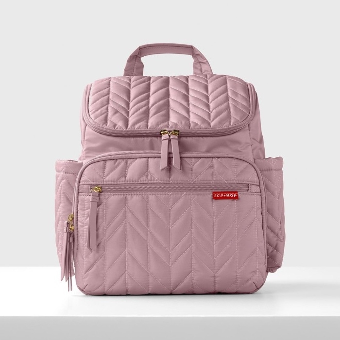 Skip Hop - Mochila de pañales para Bebé para cochecito FORMA Muave Mist