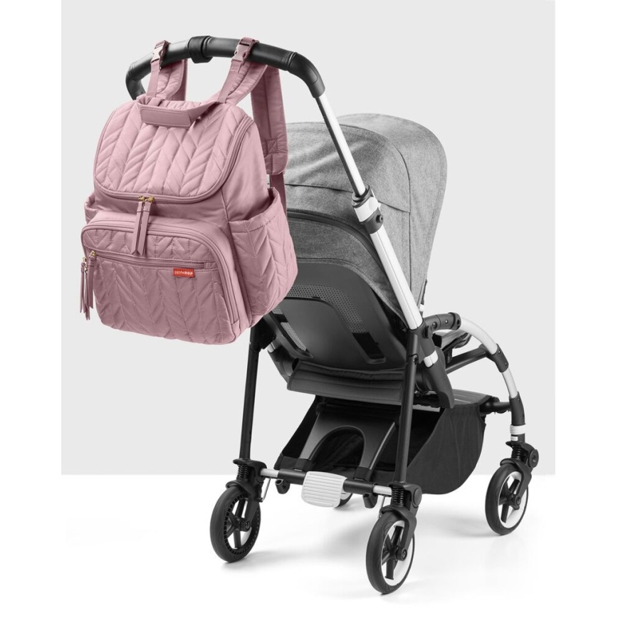 Skip Hop - Mochila de pañales para Bebé para cochecito FORMA Muave Mist