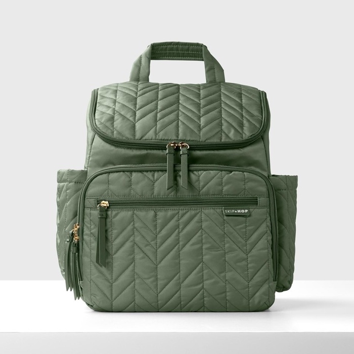 Skip Hop - Mochila de pañales para Bebé para cochecito FORMA Sage