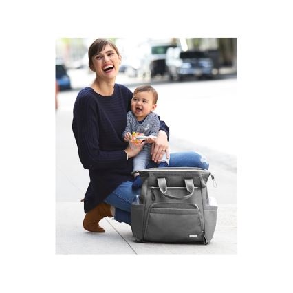 Skip Hop - Mochila de pañales para Bebé para cochecito MAINFRAME Charcoal