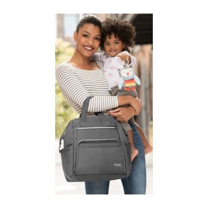 Skip Hop - Mochila de pañales para Bebé para cochecito MAINFRAME Charcoal