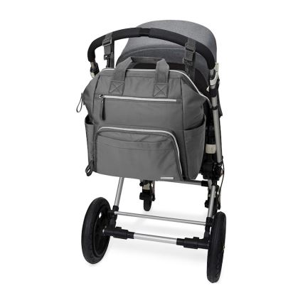 Skip Hop - Mochila de pañales para Bebé para cochecito MAINFRAME Charcoal