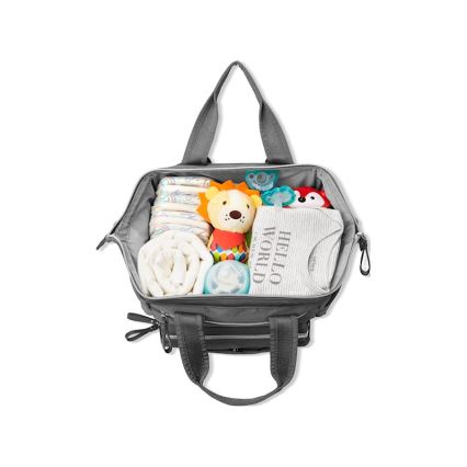 Skip Hop - Mochila de pañales para Bebé para cochecito MAINFRAME Charcoal