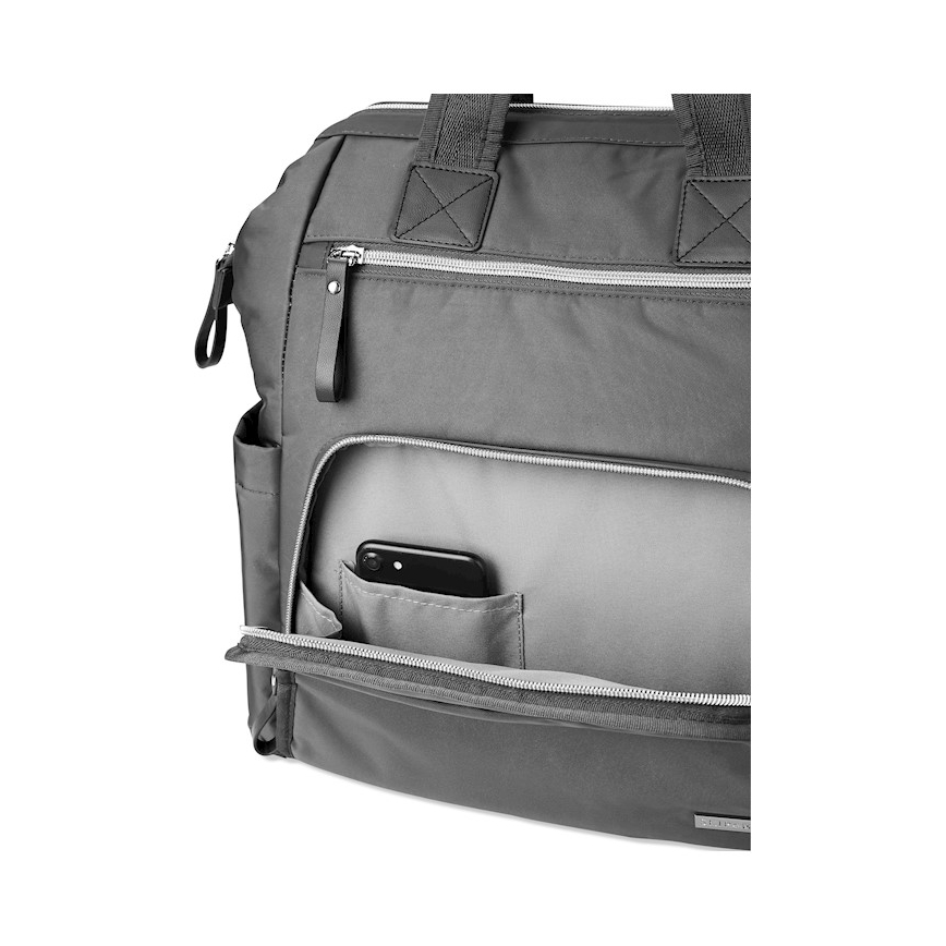 Skip Hop - Mochila de pañales para Bebé para cochecito MAINFRAME Charcoal
