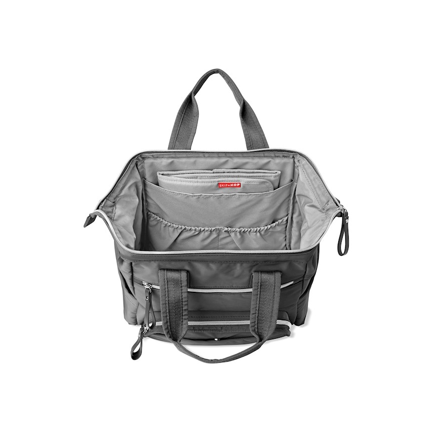Skip Hop - Mochila de pañales para Bebé para cochecito MAINFRAME Charcoal