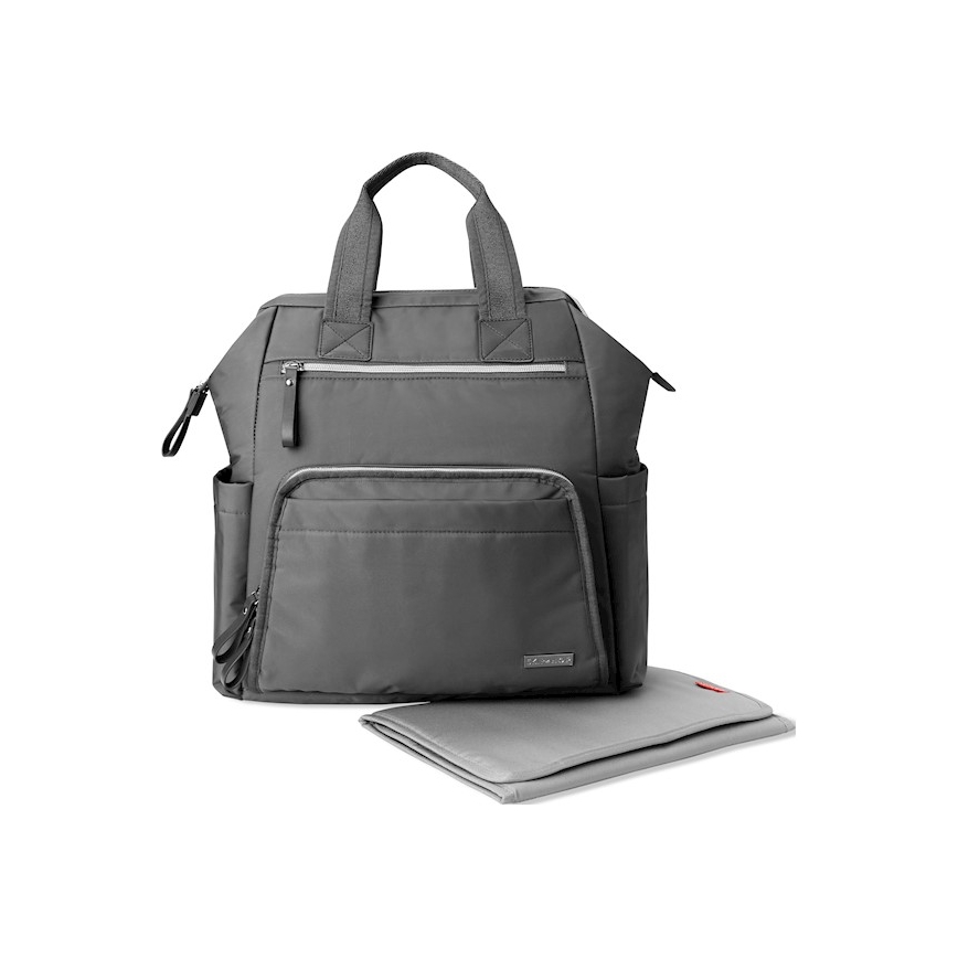 Skip Hop - Mochila de pañales para Bebé para cochecito MAINFRAME Charcoal