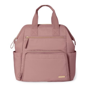 Skip Hop - Mochila de pañales para Bebé para cochecito MAINFRAME Dusty rosa