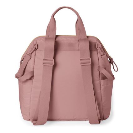 Skip Hop - Mochila de pañales para Bebé para cochecito MAINFRAME Dusty rosa