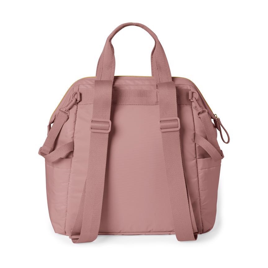Skip Hop - Mochila de pañales para Bebé para cochecito MAINFRAME Dusty rosa