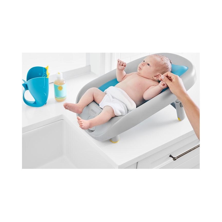 Skip Hop - Tumbona de baño MOBY azul