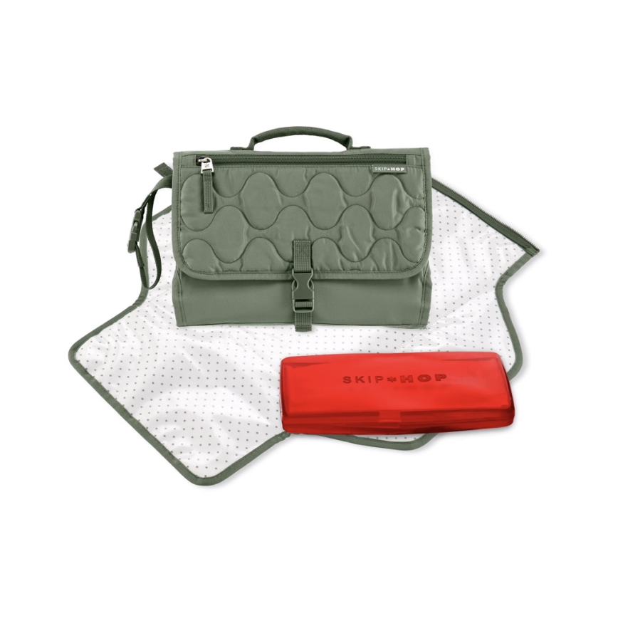 Skip Hop - Viaje cambiador y bolsa 2en1 PRONTO verde