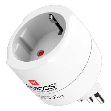 SKROSS - Adaptador de viaje Brasil/Italia/Suiza 10A