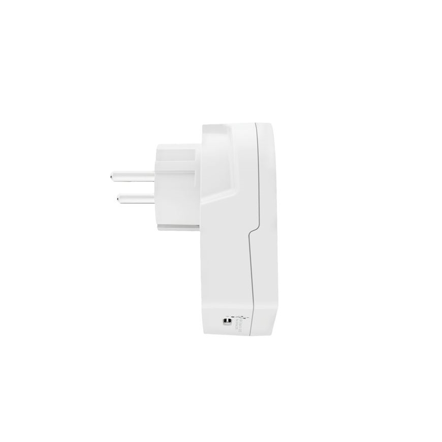 Adaptador de viaje Europe USB C20PD para viajeros en la República Checa — USB‑C 20W de carga rápida, enchufe tipo E/F