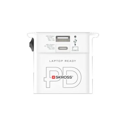Adaptador de viaje MUV USB AC65PD, USB-A y USB-C, 65 W