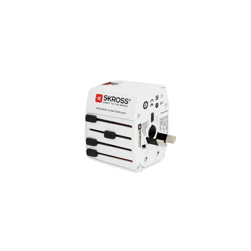 Adaptador de viaje MUV AC con puertos USB A y C, 15 W