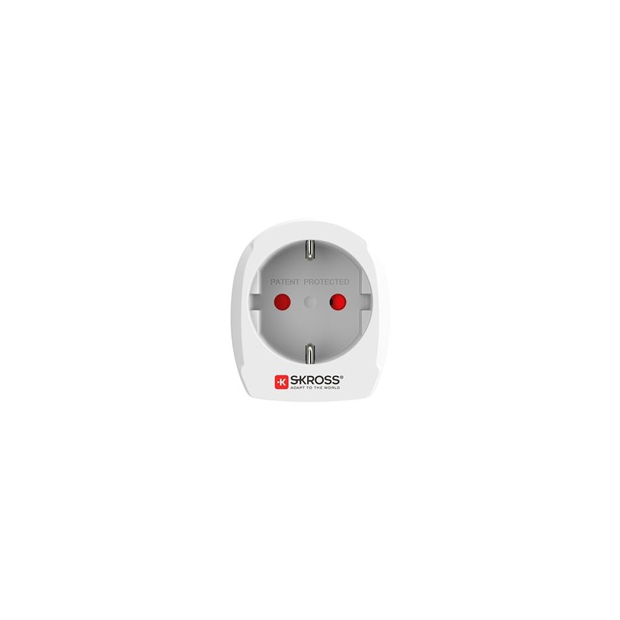 Adaptador de viaje para India, tipo D