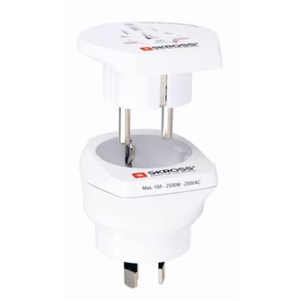 Adaptador de viaje Tipo I para Australia y China