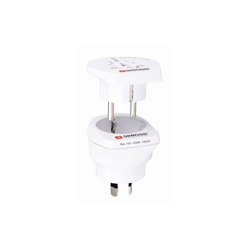 Adaptador de viaje Tipo I para Australia y China