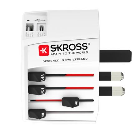 Adaptador de viaje tipo M para Sudáfrica, África y Oriente Medio