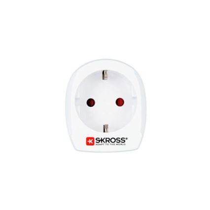 Adaptador de viaje tipo K para Dinamarca