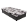 Sofá cama con colchón de muelles y espacio de almacenamiento NOE 90x200 gris/negro
