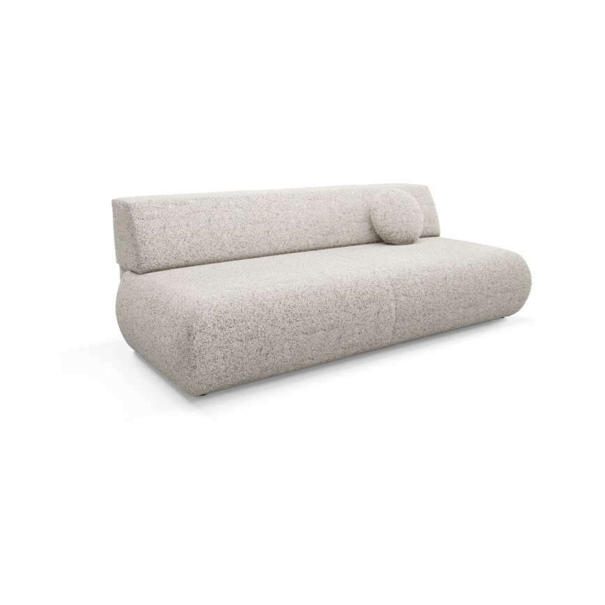Sofá cama convertible de 3 plazas con espacio de almacenamiento PRATO beige