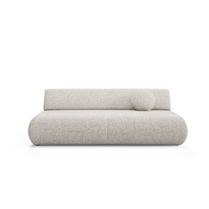Sofá cama convertible de 3 plazas con espacio de almacenamiento PRATO beige
