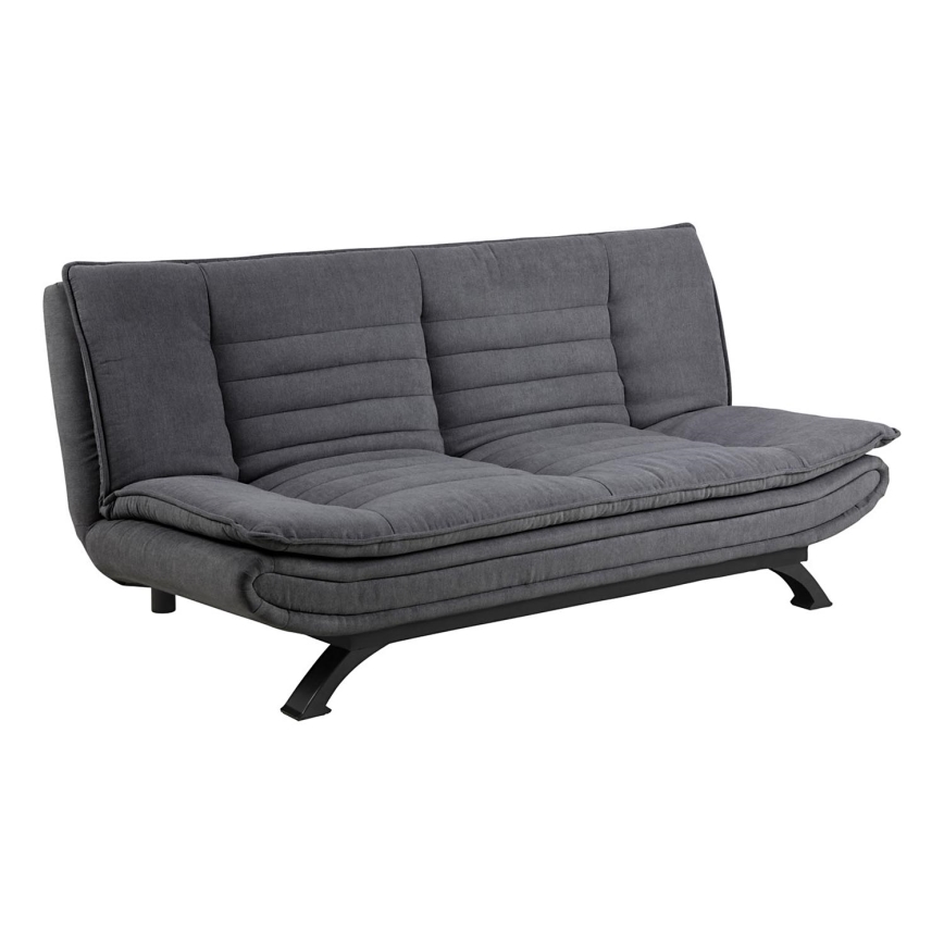 Sofá cama de 2 plazas AIRI gris oscuro