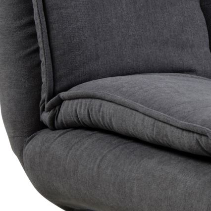 Sofá cama de 2 plazas AIRI gris oscuro